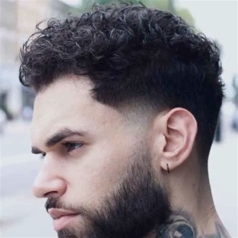 23 Best Curly Hair Fade Haircuts for Men With Thick Curls - Bald & Beards