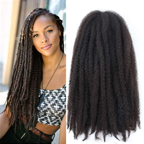 Amazon Cuban Twist Braid Marley Hair For Twists Afro Kinky Marley