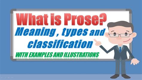 What Is Prose Meaning Classification And Types Of Prose YouTube