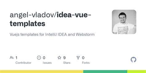 GitHub Angel Vladov Idea Vue Templates Vuejs Templates For IntelliJ