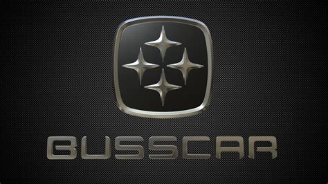 Busscar Logo D Cgtrader