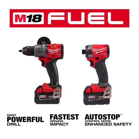 Milwaukee M18 Fuel 18 V Cordless Brushless 2 Tool Combo Kit Stine