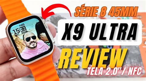 CHEGOU IWO X9 ULTRA NFC SÉRIE 8 45mm REVIEW Unboxing TELA GIGANTE 2 0