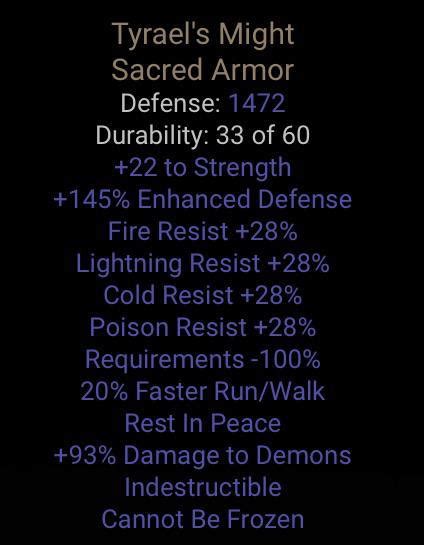 My First Ever Tyraels Might From Pits Scrolller