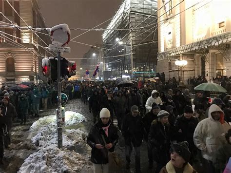 Završen protest u Beogradu novi 16 januara