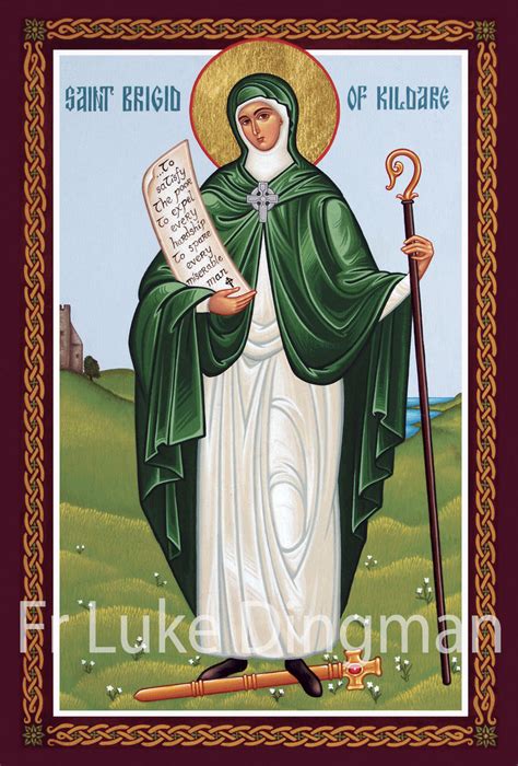 Saint Bridgid Of Kildare Union Of All Icons