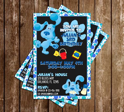 Novel Concept Designs Blue S Clues Nick Jr Blue Birthday Party