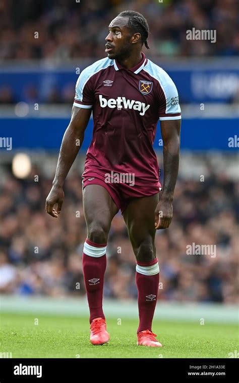 Michail Antonio 9 Of West Ham United During The Game Stock Photo Alamy