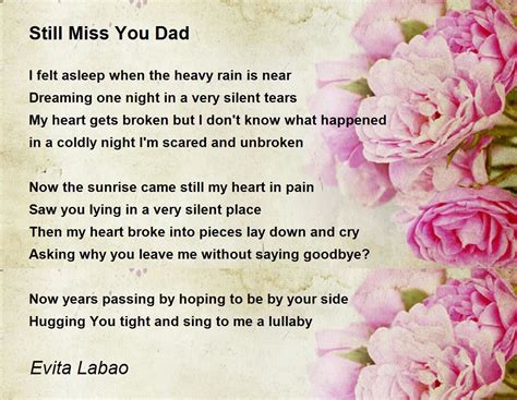 Still Miss You Dad by Evita Labao - Still Miss You Dad Poem