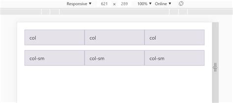 Bootstrap中的col lg col md 和col sm 有什么区别