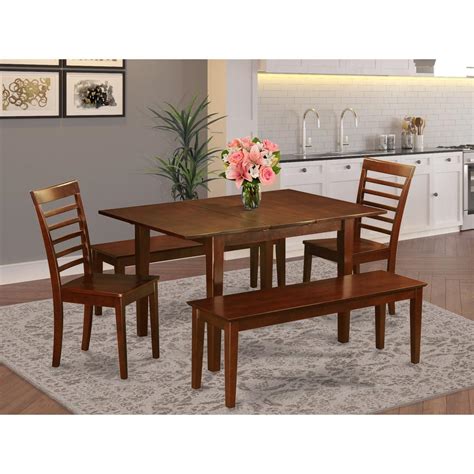 5 Pc small Kitchen Table set-small Tables and 2 Kitchen Chairs and 2 ...