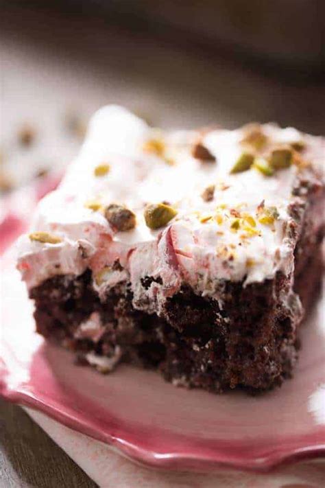 Spumoni Poke Cake LemonsforLulu