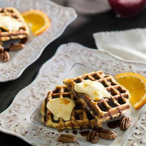 Savory Cornmeal Waffles With Green Chile And Sausage Gravy