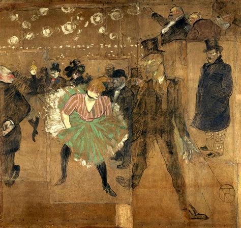 Au Moulin Rouge La Goulue et Valentin le désossé Toulouse Lautrec 1895