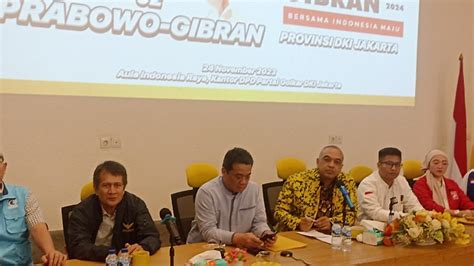 Tkd Prabowo Gibran Optimis Raup Persen Suara Di Dki Tiktak Id