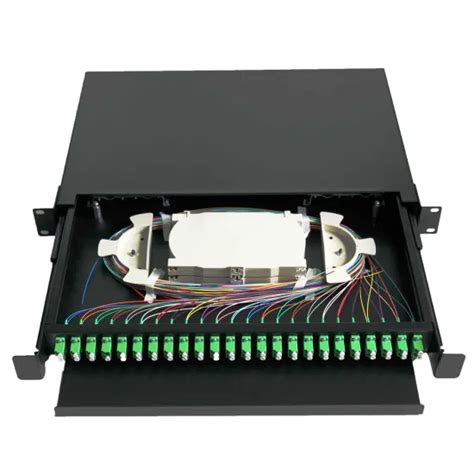 6 12 24 48 72 96 Port Fiber Optic Patch Panel ODF Simplex Or Duplex