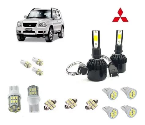 Kit Lampadas Farol Milhas Teto R Placa Pajero Tr Duplo