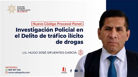 Investigación Policial en el Delito de Tráfico Ilícito de Drogas Hugo