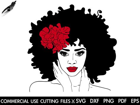 Afro Svg Cricut