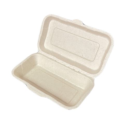 Biodegradable Disposable Pulp Packaging Tableware Clamshell Cake Box