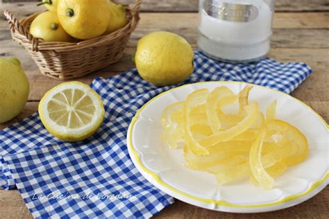 Scorze di limone candite Una deliziosa e profumatissima bontà