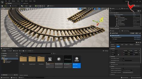 Ue5 Spline Automatic Mesh Duplication And Bending Using Splines Train Track Example Youtube