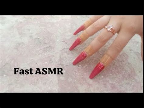 Asmr Fast And Aggressive Concrete Scratching Tapping Long Nails Youtube