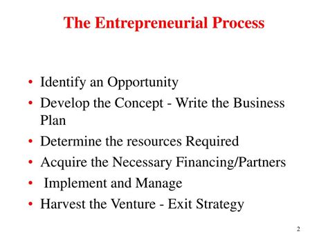 Ppt The Entrepreneurial Process Powerpoint Presentation Free