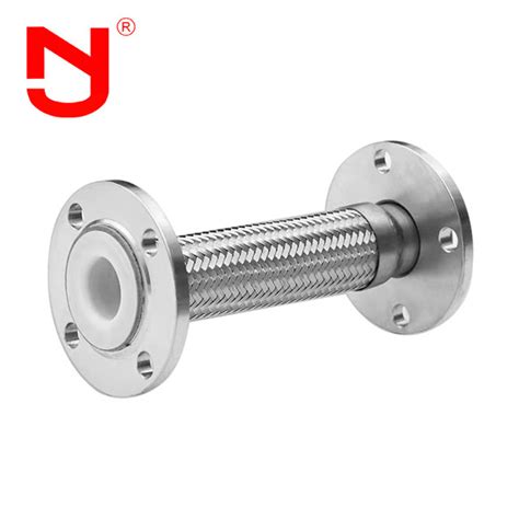 Ptfe Lining Stainless Steel Wire Braided Corrugated Metal Hose Flexible