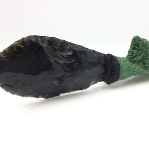 Obsidian Dagger/ Aztec Dagger/ Hand Carved Knife. - Etsy