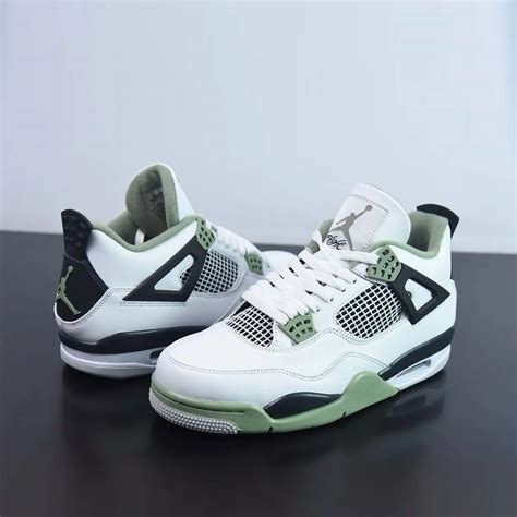 Air Jordan 4 Retro Seafoam AQ9129 103 W StoreinSea