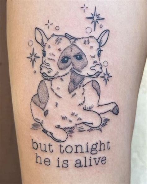 70 Best Cow Themed Tattoo Ideas In 2023 Cow Tattoo Calf Tattoo