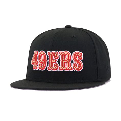 San Francisco 49ers Legacy Black New Era 59fifty Fitted