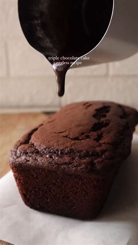 Triple Chocolate Loaf Cake [video] In 2024 Dessert Recipes Easy