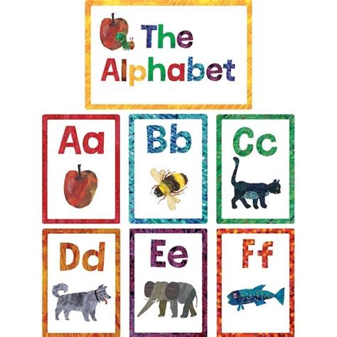 Carson Dellosa Education World Of Eric Carle Alphabet Bulletin Board