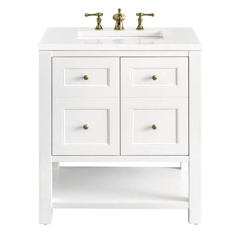 James Martin Breckenridge Collection Single Vanity Bright White