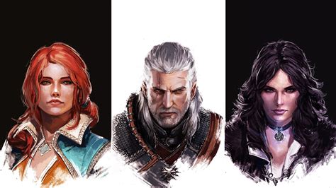 The Witcher The Witcher 3 Wild Hunt Geralt Of Rivia Triss Merigold Wallpaper Coolwallpapersme