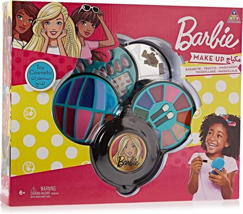 Barbie 4 Decks Round Cosmetic Case Top Toys