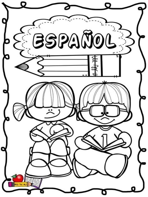 Secundaria Dibujos De Portadas De Espanol Dibujos Para Colorear Y