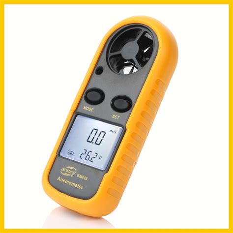 Draagbare Digitale Anemometer Meter Temperatuur Te Grandado