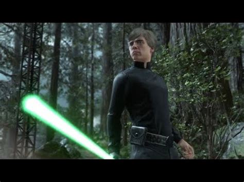 Star Wars Battlefront Luke Skywalker Gameplay Youtube