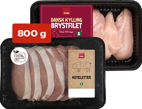 Coop Kyllingebryst Med Lage Eller Koteletter Tilbud Hos SuperBrugsen