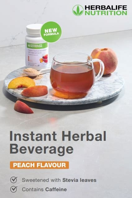 Herbalife Instant Herbal Beverage Peach G