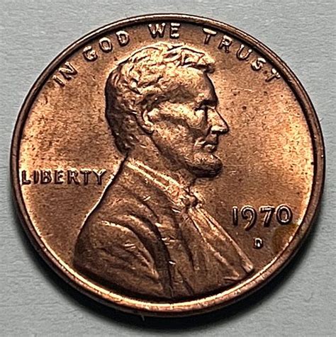 1970 D Lincoln Memorial Cent Copper Alloy Penny 7123 For Sale Buy