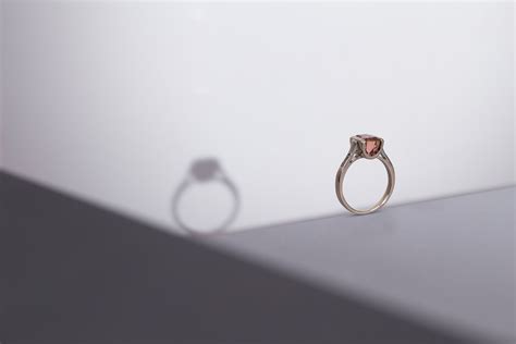 Watermelon Tourmaline & Diamond 18ct White Gold Ring - Flamingo Jewellery