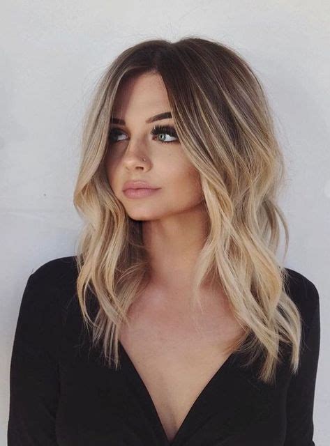 Hair Color Ombre Blonde Balayage Long Bob Haircuts Super Ideas