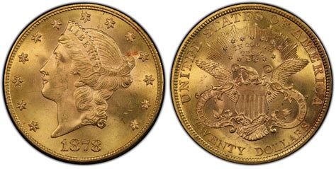 1878 $20 (Regular Strike) Liberty Head $20 - PCGS CoinFacts