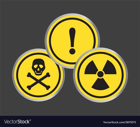 Warning Sign Design Royalty Free Vector Image Vectorstock