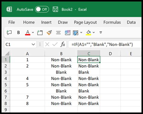 If Cell Is Blank Empty Using If Isblank Excel Formula