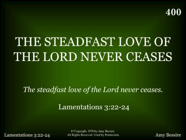 THE STEADFAST LOVE OF THE LORD | R. J. Stevens Music